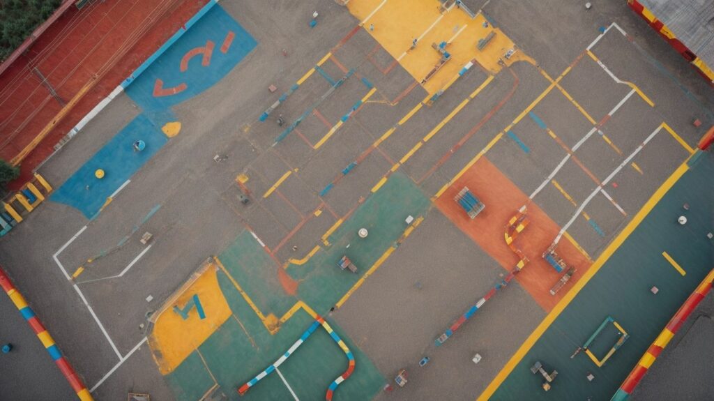 Snakes and Ladders Playground Markings